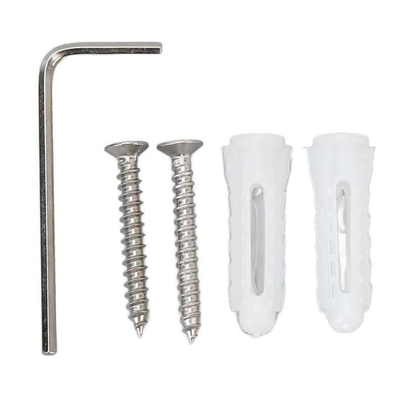 Shower Caddy Wall Mount Organizer Shelves Aluminium Cream Style Large