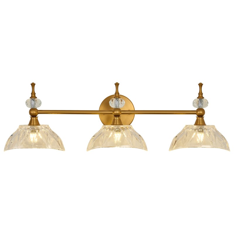 Qgiytp Vintage Bathroom Light Fixtures Gold Bathroom Vanity Light with