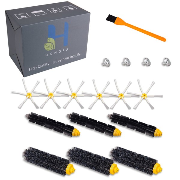 12pcs Roomba Brush, Hongfa Replacement for irobot Roomba Brushes 600