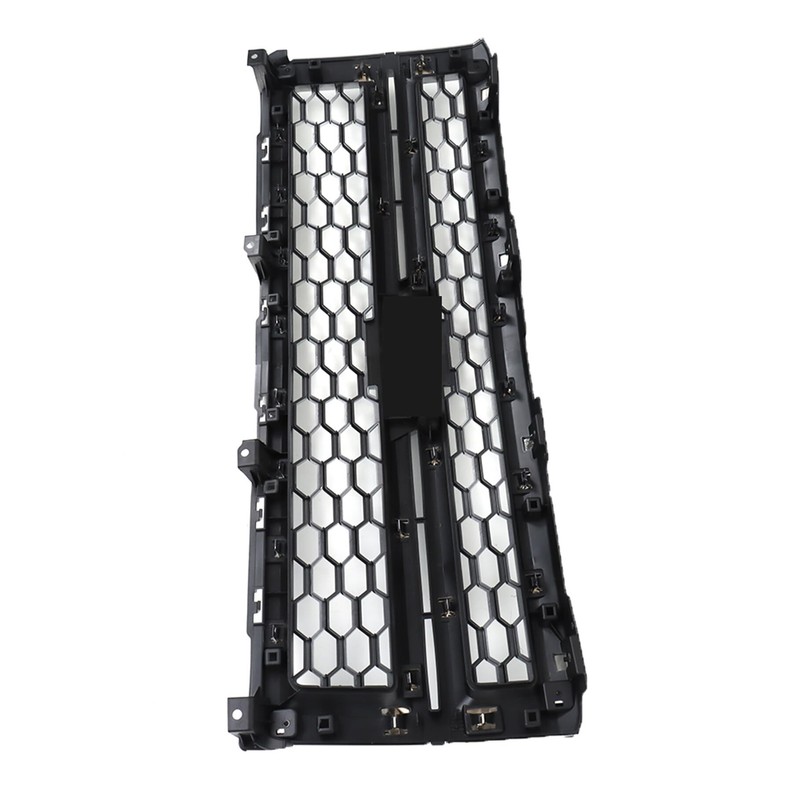 TJHSM Front Grille Bumper Honeycomb Chrome Silver Grill Replacement for