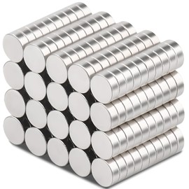 Neodymium Magnets Extra Strong Small Magnets Strong, 3 x 1 mm Mini Magnets Strong Magnets Small Round, Magnets for Magnetic Board, Magnets for Notice Board, Fridge, Craft Whiteboard, Magnetic Board