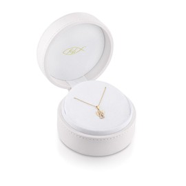 fish Girls Boys 333 Gold Chain 333 Gold Pendant Guardian Angel with Zirconia Length Adjustable Gift Packaging Birth Gift, Cubic Zirconia Zirconia Gold, Cubic Zirconia