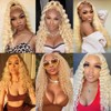 Blonde Curly Bundles Human Hair Honey Blonde Deep Wave Human