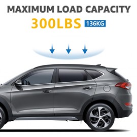 Roof Rack Cross Bars Compatible with Hyundai Tucson SE SEL N Line Limited NX4 2016-2025, Adjustable Aluminum Heavy Duty 300LBS Anti-Theft Lock Cargo Carrier Rooftop Crossbar for Bike,Snowboard,Luggage