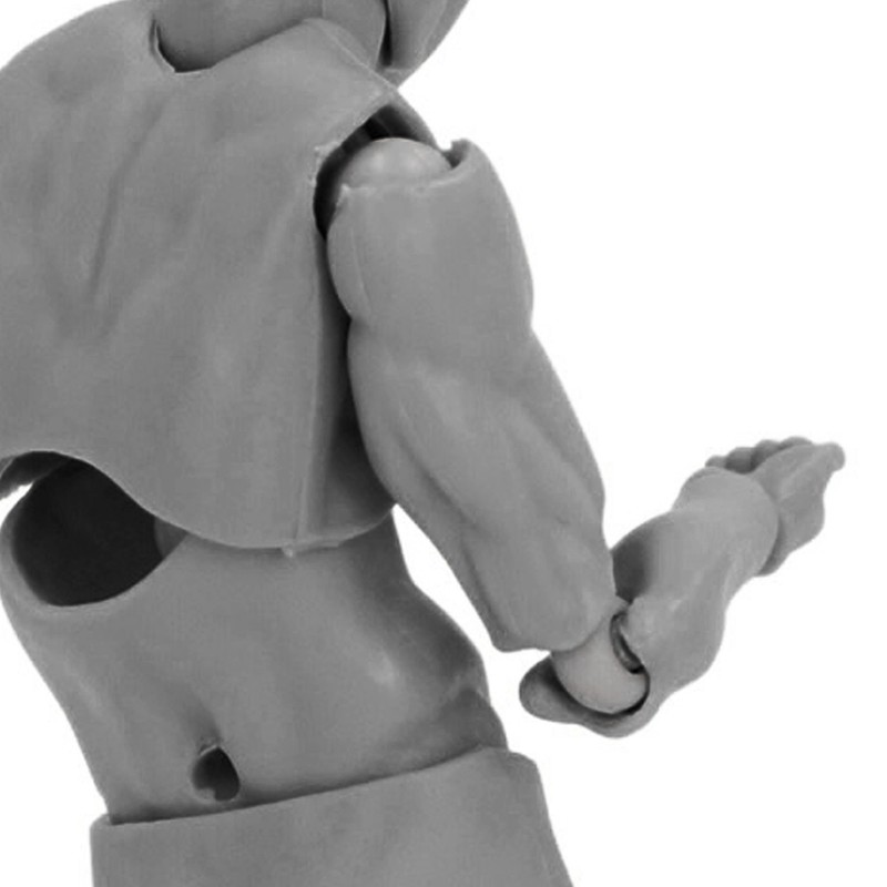 Figure Model PVC Action Figure Drawing Model Movable Joint Pedestal