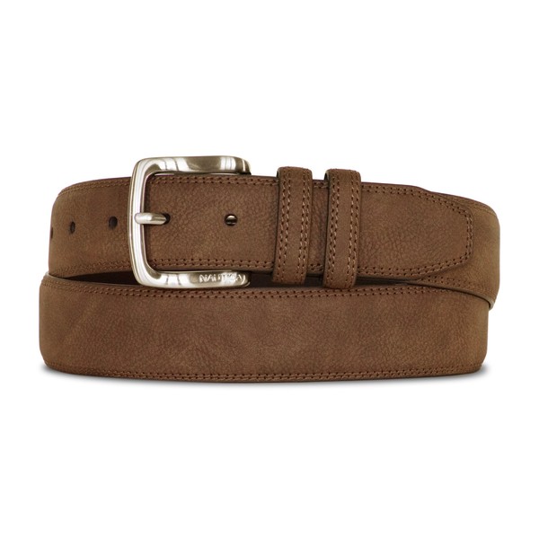 Nautica Mens Belt Casual, Padded, Tan, Size 38