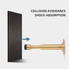 Door Stopper Adjustable Wall Protection No Drilling Metal Solid Rigid