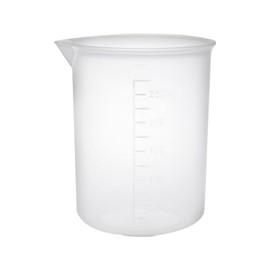 Recogwood 250ml Plastic Measuring Cups, Transparent Lab Graduated Beakers, Heat Resistant Measuring Jugs, Liquid Measuring Cups, Plastic Jug Beakers, Mixing Cups for Baking Cooking Lab