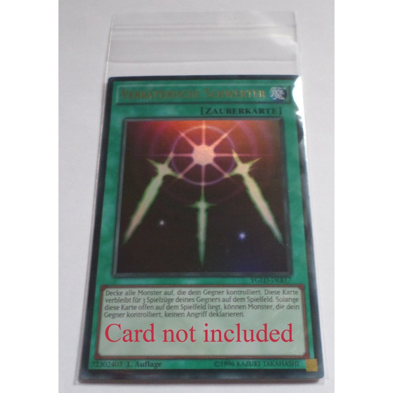 docsmagic.de 1000 Resealable Card Sleeves Small Size 60 x 87