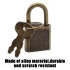 Litoexpe 10 Pieces Mini Diary Lock, Retro Bronze Metal Lock
