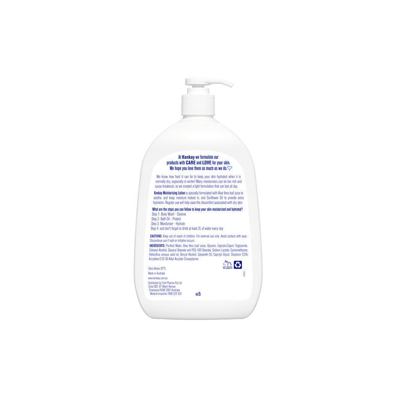 Kenkay Dry Skin Moisturising Lotion 1L