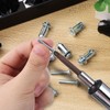 ULTECHNOVO Expansion Screw Hollow Door Anchor 0.9X0.43 Inch Metal Cavity
