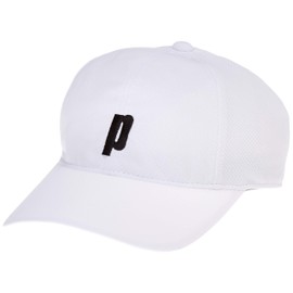 Prince PH518 Tennis Wear, Cool Cap, Unisex, white x black (202)
