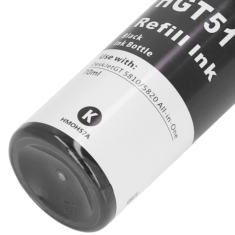 70ML Capacity Refill Ink Bottled Printing Ink Replacement for HP