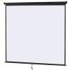 Segawe 120'' Projector Screen Projection Screen Manual Pull Down HD