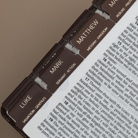 UPAFEXXI-Laminated Bible Tabs with Book Summaries(Gold Foil Embossed Lettering), Bible Tabs for Women and Men, Reposition Large Print Stickers, Easy to Read, 80Chapters Labels for Easy Navigation