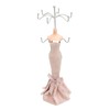 Mannequin Ring Hanging Tower Long Bodycon Dress Strapless Mannequin Earring