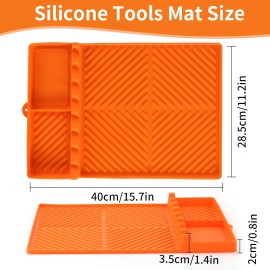 Unbranded Griddle Mat Barbeque Grill Accessories Tools for Blackstone, Side Shelf Mat Pad