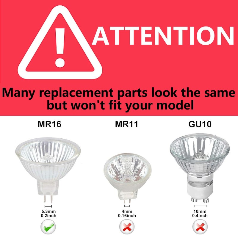 SANSUN 5W MR16 LED Landscape Light Bulbs, Low Voltage 12V