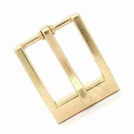 Stecksstore Heel Bar Belt Buckle Brass Plated 1-1/4" 1567-01