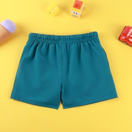 BRISIRA Boys Swim Trunks Swim Shorts Compression Boxer Brief Liner Bathing Suit Swimsuit Anti-Chafe Toddler Kids Youth Teen Blue