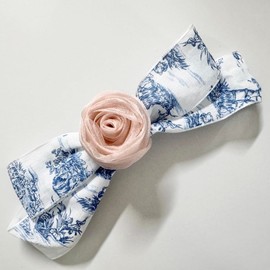 1pc Bow Hair Claw Clip for Women - Elegant Hair Clip Claw, No Damage, Korean Style Hair Accessory for All Hair Types, Daily, Party, Gift (Blue)