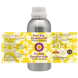 Deve Herbes Pure Bay Essential Oil (Pimenta racemosa) Steam Distilled 300ml (10 oz)