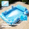 SLOOSH Misting System Inflatable Tanning Pool Lounger Float, 6 in