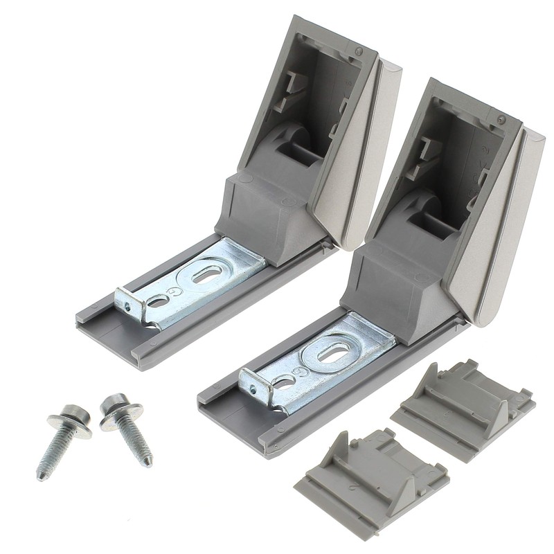ORIGINAL Door handle Repair Set Door Handle silver Fridge Freezer