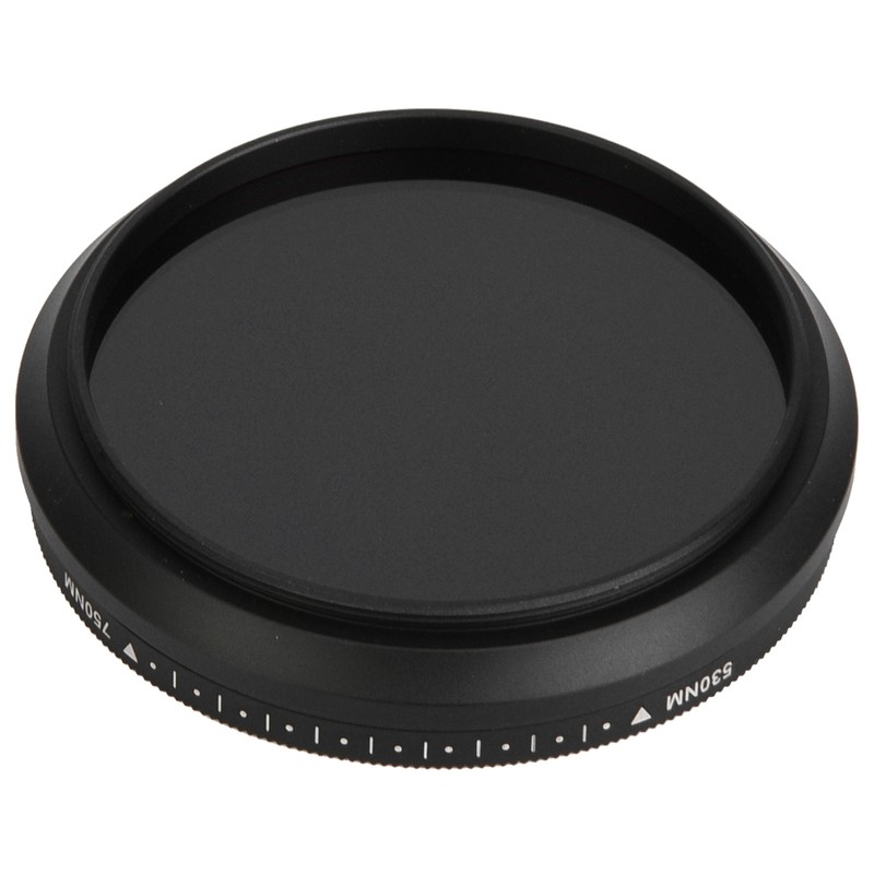 FOTGA 58mm Adjustable Optical Infrared Lens Filter 530-750nm for DSLR