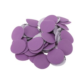 HEROFFIX 50 Pcs Car Wood Sanding Discs Smoothing Hook & Loop Sandpaper for Woodworking, Automotive Refinishing 0.98" 800 Grit Purple Aluminum Oxide
