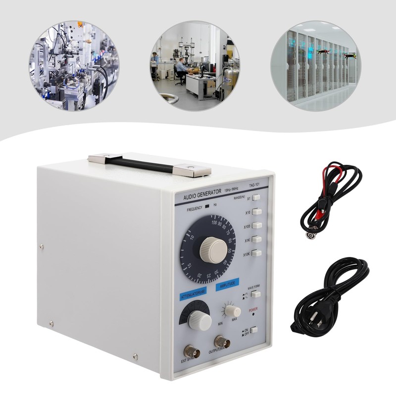 CUBELLIN Signal Generator 10Hz-1MHz Low Frequency Signal Generator Dual Output