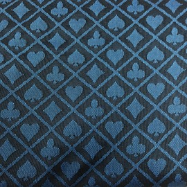 Yuanhe108X60Inch Section of Two-Tone Suited Poker Table Speed Cloth (Blue)