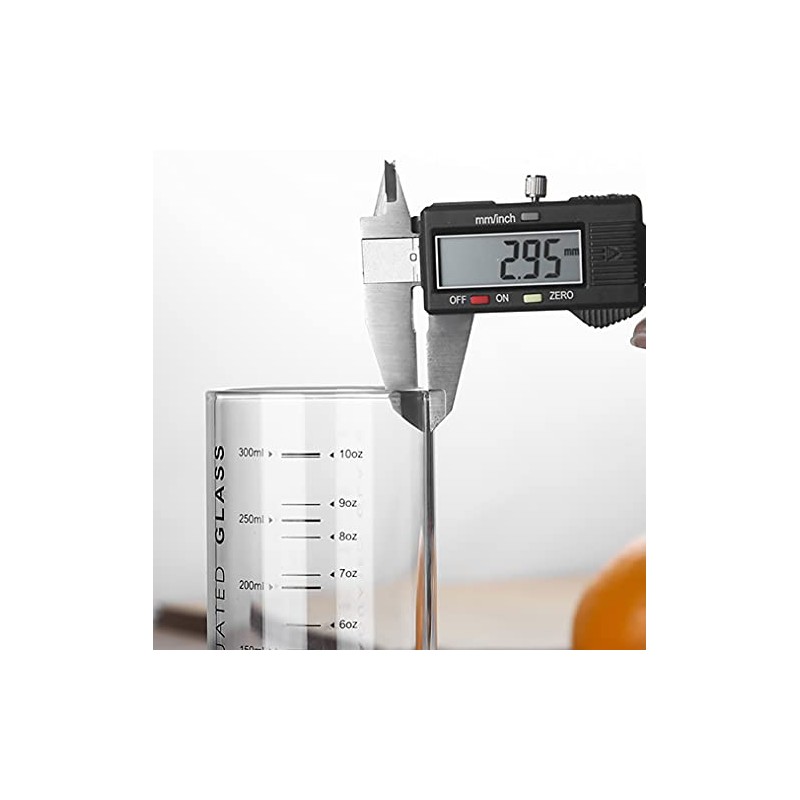 Glass Measuring Cup 10 Oz For Milk,Juice,Milkshake, vegetable, coffee, salad,