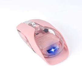 Sunffice Bluetooth Mouse,Dual Mode Wireless Mouse(Pink)