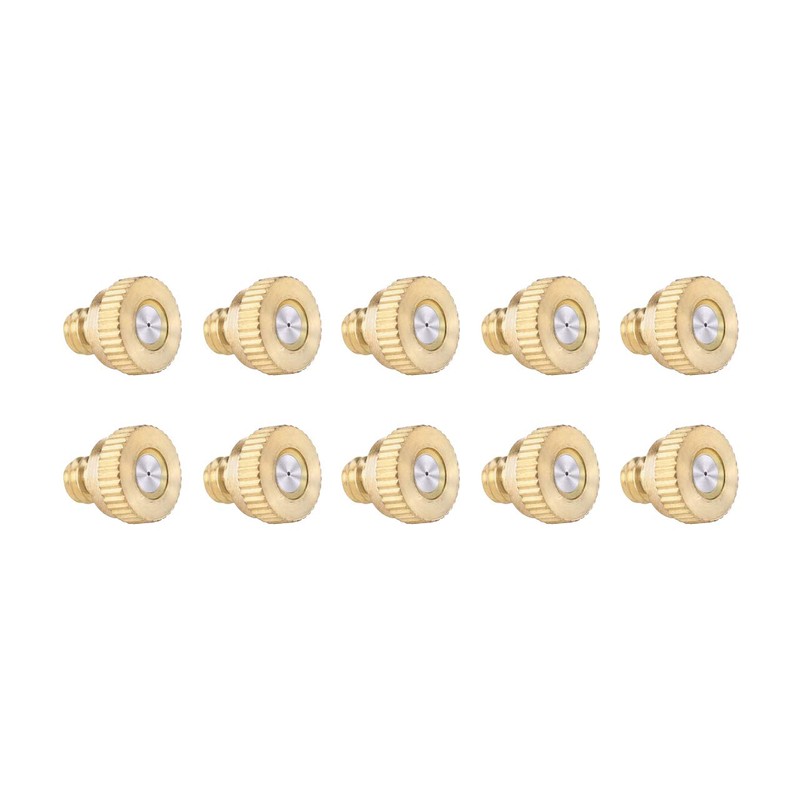 CozyCabin Brass Misting Nozzles Misting Water Mister Nozzle for Garden,