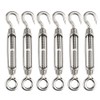 FEPITO FEPITO 6 Pieces Turnbuckle Wire Tensioner M4 Stainless Steel
