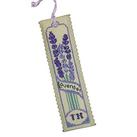 Textile Heritage Cross Stitch Kit - Bookmark - Lavender - Made in Scotland