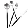Uniturcky Matte Silverware Set, 10-Piece 18/10 Stainless Steel Satin Finish