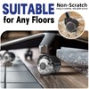Office Chair Wheels, 2 Inch Rubber Rollers, Heavy Duty, Safe