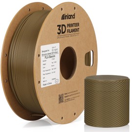 Inland PLA Basics Filament 1.75mm, Brown Basic PLA 3D Printer Filament, Dimensional Accuracy +/- 0.02 mm, 1kg Spool (2.2 lbs) – FDM 3D Printing