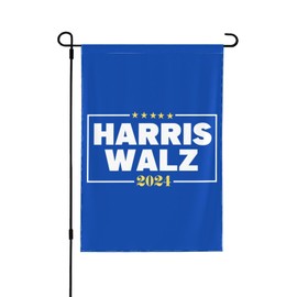 Harris Walz 2024 Garden Flag 28x40 Harris Walz 2024 President Yard Flag Sign Double Sided Harris Walz 2024 House Flag No Flagstand