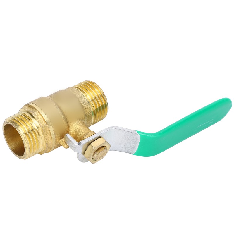 3Pcs Ball Valve Dual Male 1/2in Thread Switch Water Pipe