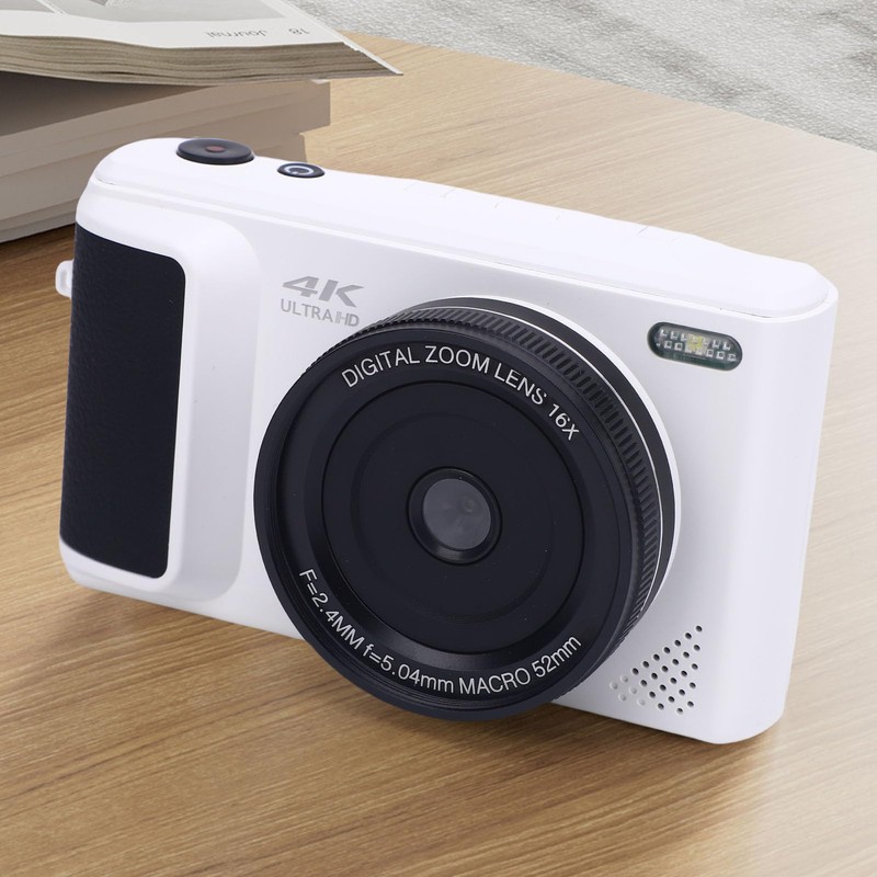 4K Digital Camera for Photography, HD 64MP 16X Digital Zoom