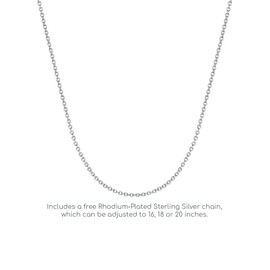 Jewelco London Sterling Silver Magen David Star Charm Pendant 20mm