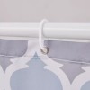 SANBREVE Cortina De Baño Lavable Tela Poliéster Impermeable 180*180cm