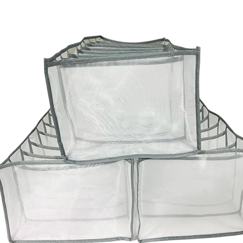 CHENGZI Mesh Clothes Organiser Foldable