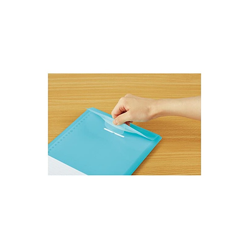 Kokuyo Campus Sorting 2-Pocket Loose Leaf Case, Regular Ruled, Dotted