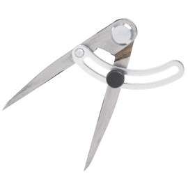 Leather Compass, Stainless Steel Compass Scribe Tool Compass for Geometry Wing Divider Compass for Index Gauge for Line Segment Size Measurement