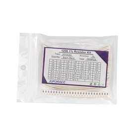 1206 SMD Kit de resistencias, 1200 piezas